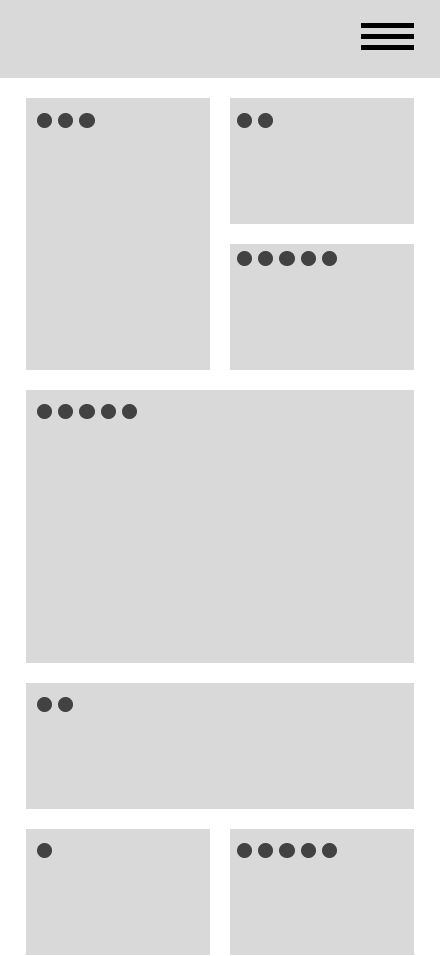Wireframe — Discover Page